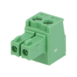 Bornier débrochable 3.81mm Femelle 2 points