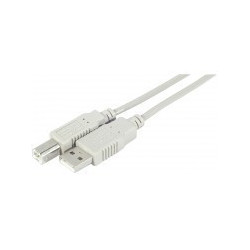 Cordon USB 2.0  Male Type A/B 1,80m