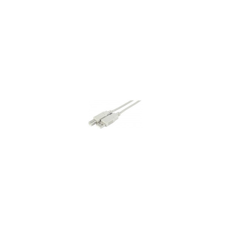 Cordon USB 2.0  Male Type A/B 1,80m