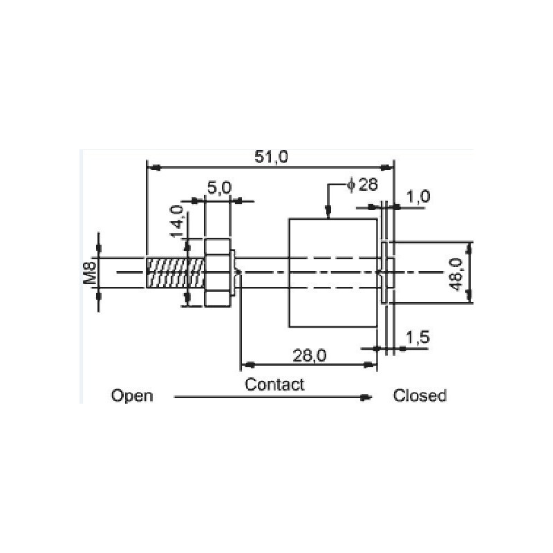 CAPTEUR DE NIVEAU NO FLOTTEUR 