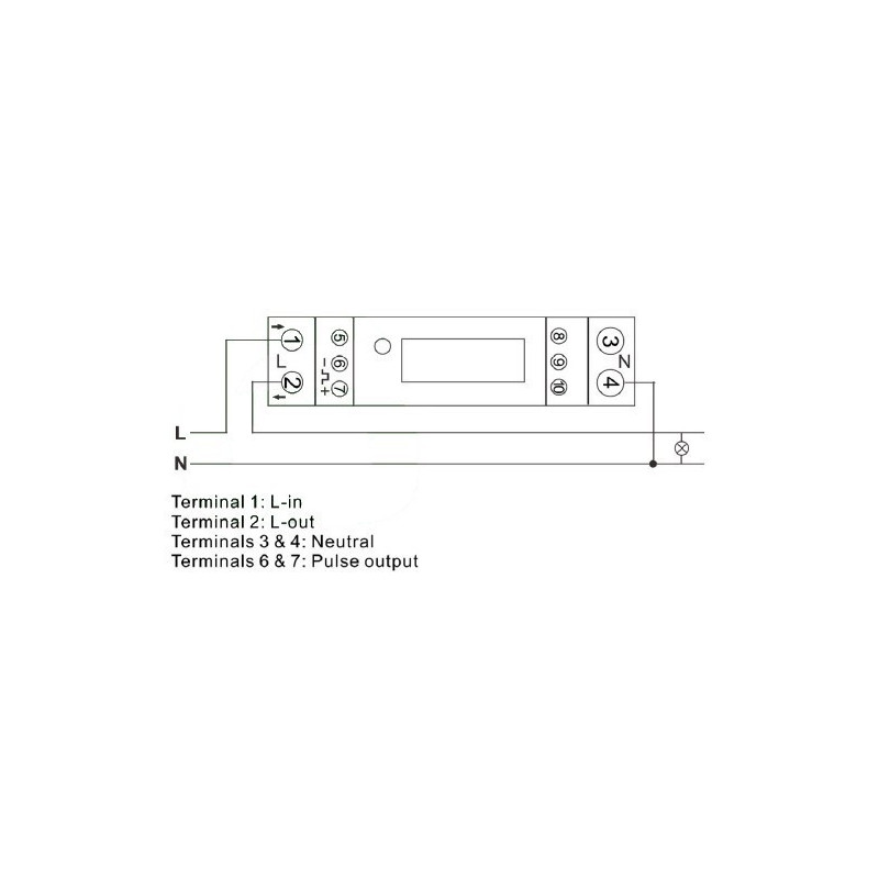 Compteur énergie 45A
