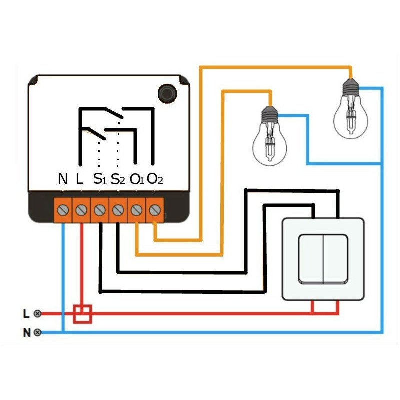 Micro-Module deux canaux EnOcean